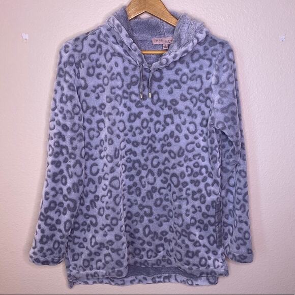 Philosophy Gray Leopard Print Hoodie Medium - Picture 1 of 10